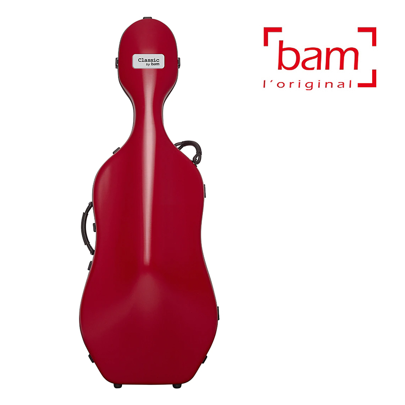 [BAM] 뱀 클래식 첼로 케이스 1001SRG 레드 / CLASSIC CELLO CASE WITHOUT WHEELS 2021 - RED