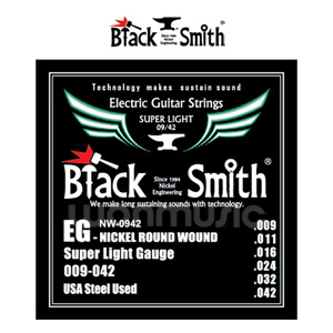 [BLACK SMITH] 블랙스미스 일렉 기타 스트링 슈퍼 라이트 NW-0942 (009 - 042) / Electric Guitar Strings