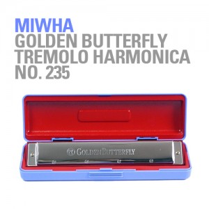[MIWHA] ȭ ϸī ö Ʈ 24H / GOLDEN BUTTERFLY TREMOLO HARMONICA / C