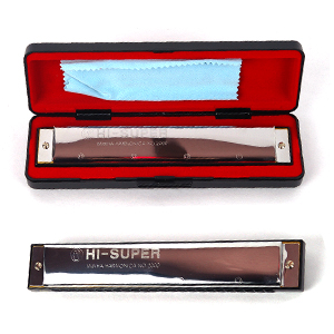 [MIWHA] ȭ ϸī ̼ NO.2000 Ʈ 24H / HI SUPER TREMOLO HARMONICA / C, C#, A, G