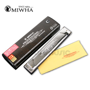 [MIWHA] ȭ ϸī ų Ÿ Ʈ 24H / PROFESSIONAL OCTAVE TREMOLO HARMONICA / C